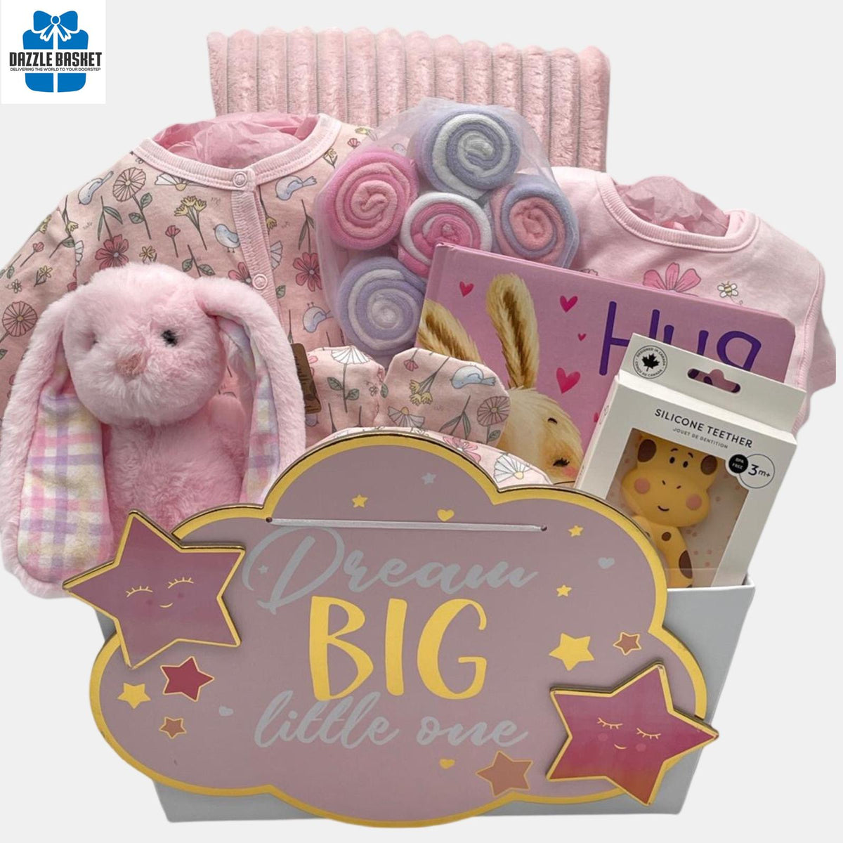 Baby Girl Gift Basket Dream Big