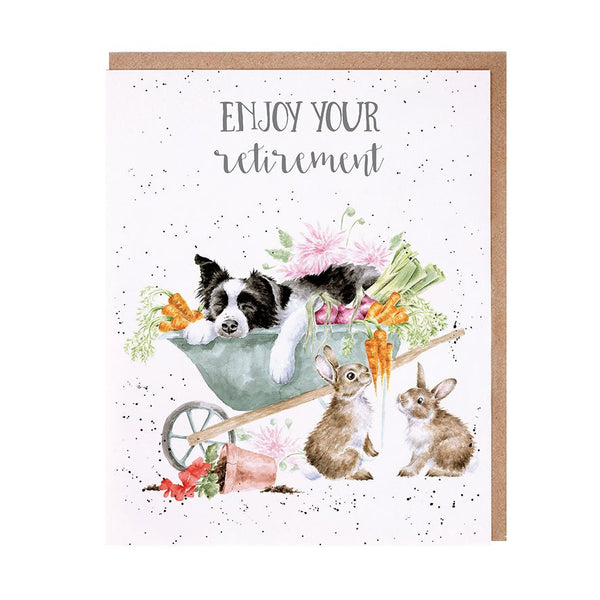 Retirement greeting card.
