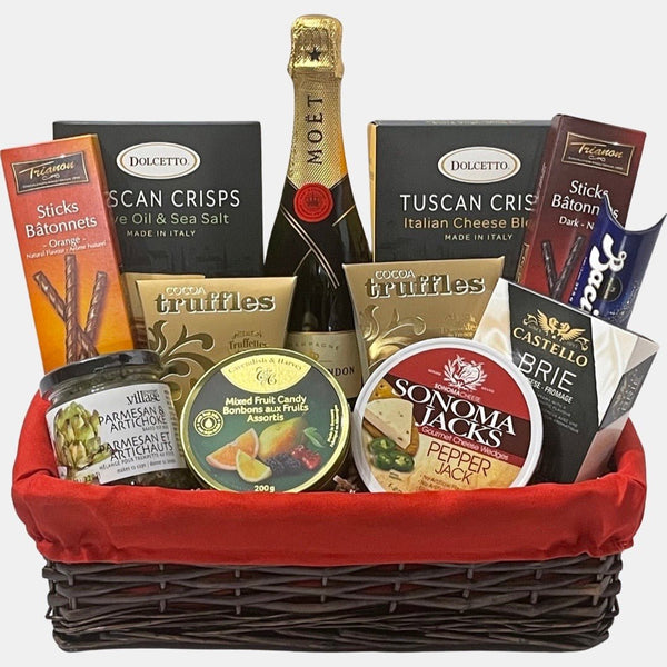 Champagne Gift Basket: Champagne Elegance