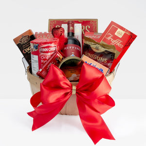 Collection of made in Calgary gourmet gift baskets for all occasions. Available for same day delivery in Calgary. Our gift baskets include top global brands.