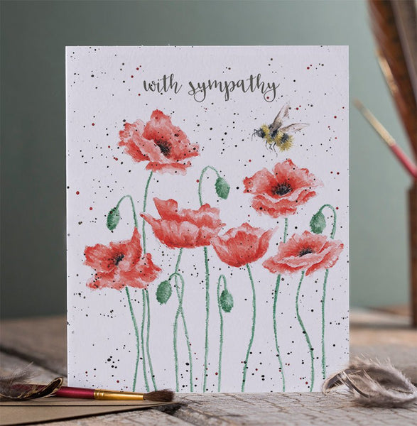 Sympathy greeting card