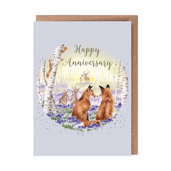 Anniversary greeting card.