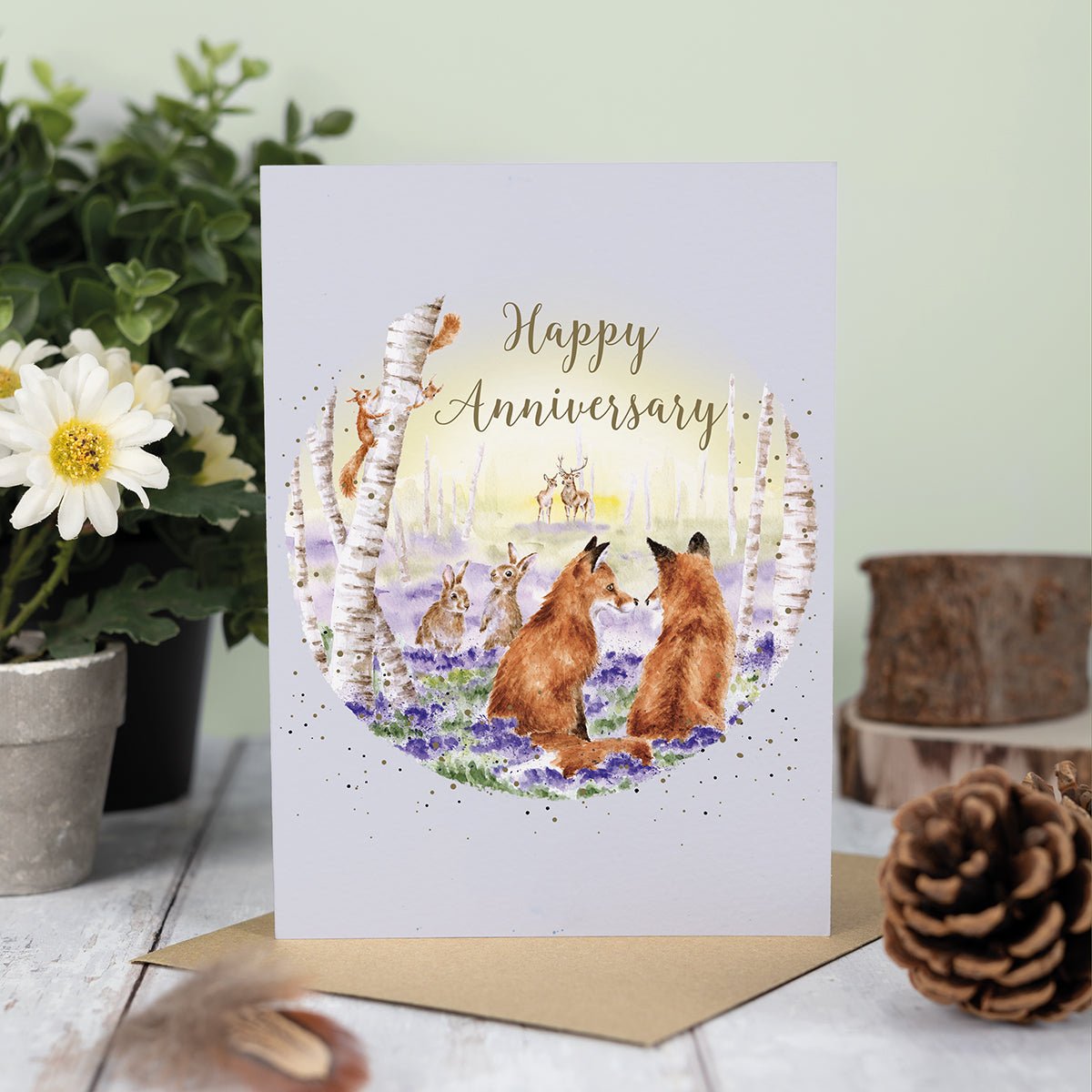 Anniversary greeting card.