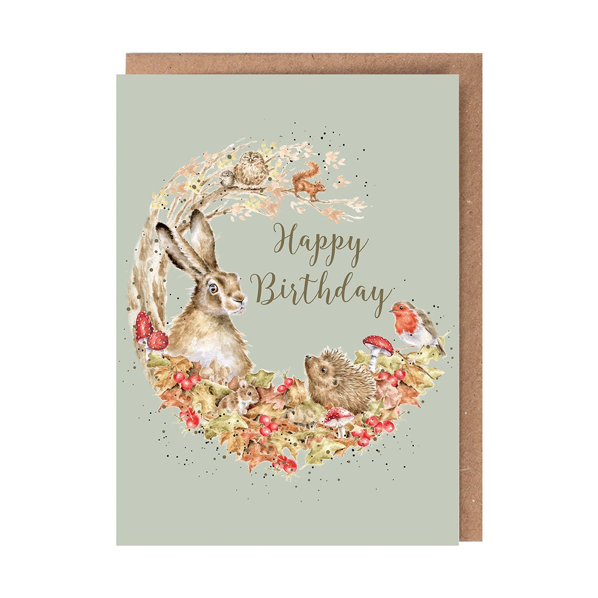 Birthday Greeting Card - Woodland Animal Birthday