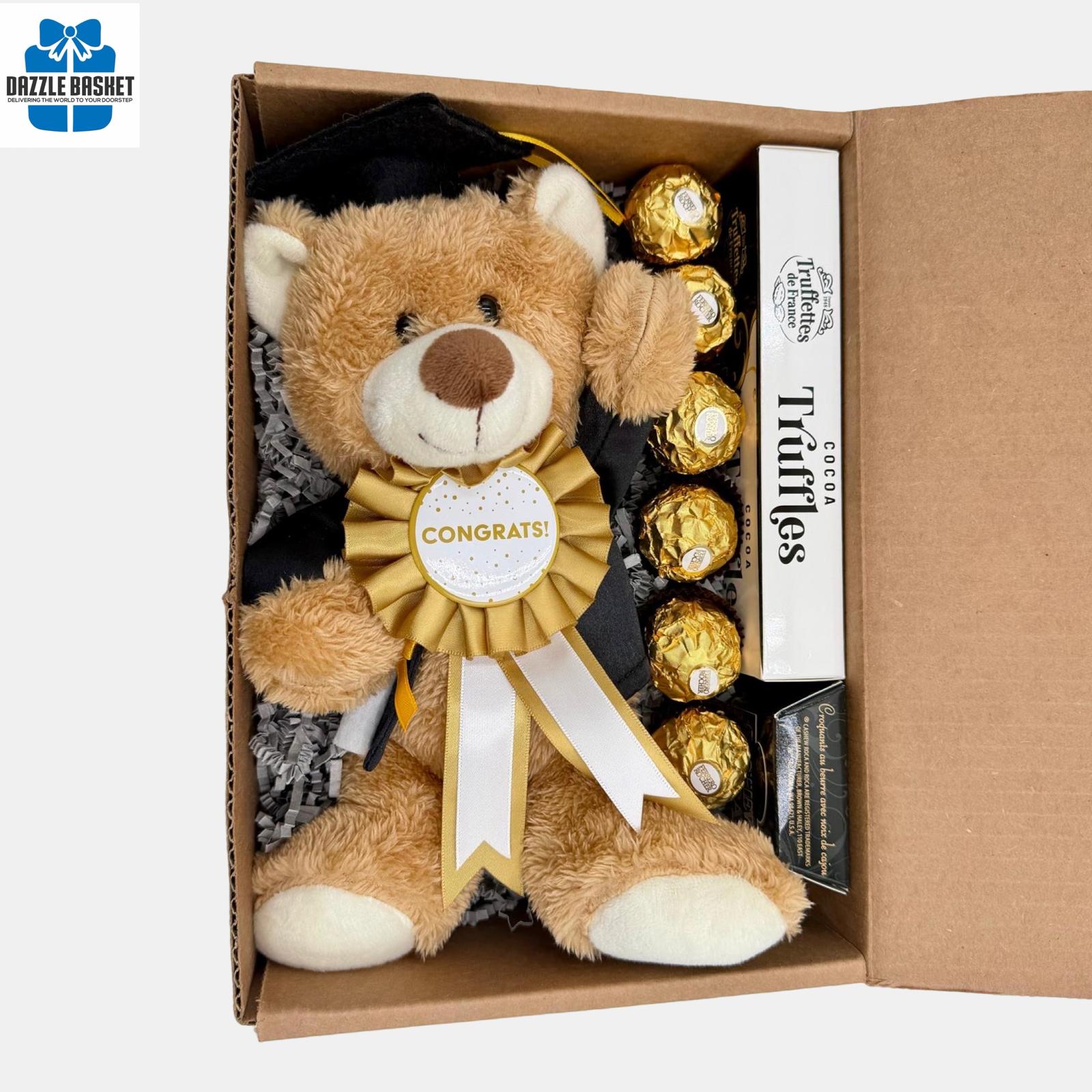 Calgary Graduation Gift:Officially A Grad – Dazzle Basket