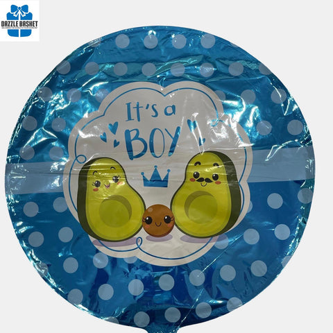 One 18" Helium Foil Balloon- It's a Boy!