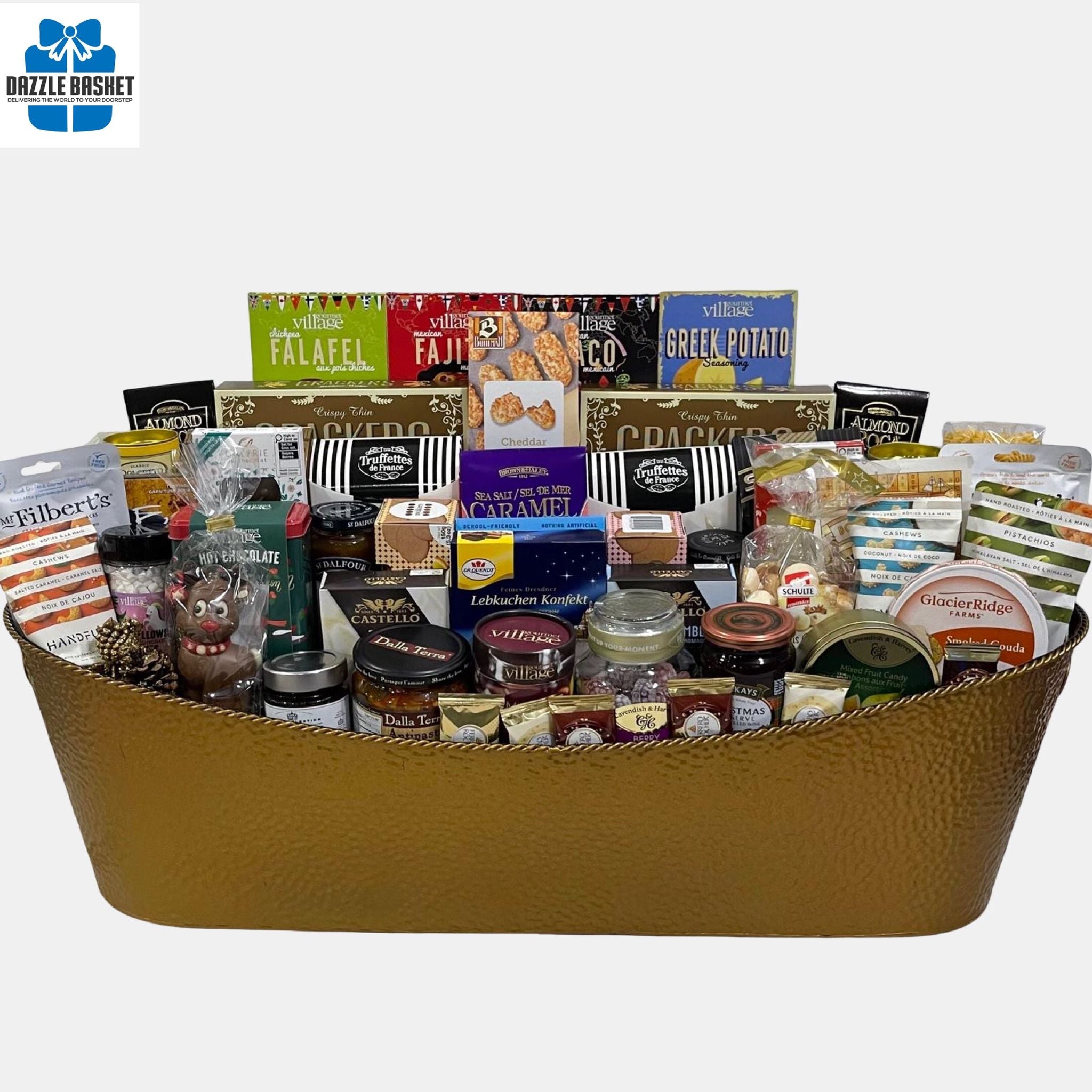 Holiday Gift Basket: Gourmet Grandeur