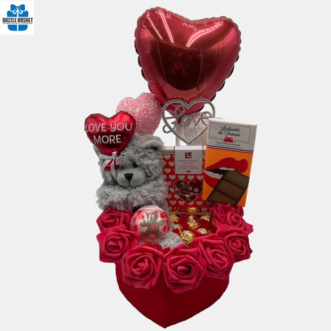 Gourmet Gift Basket: For My Valentine