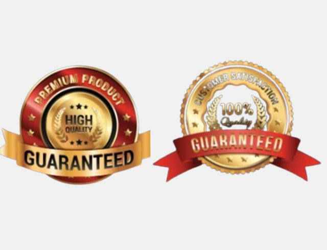 Image with trust badges to reflect our superior customer service and premium products included in our gift baskets