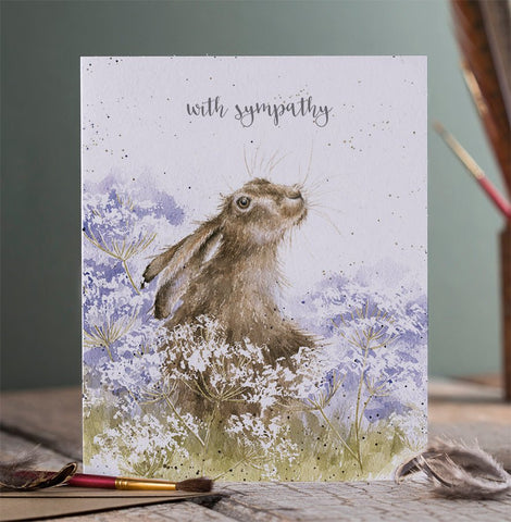 Sympathy greeting card